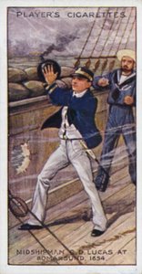 Victoria Cross: Midshipman (etterpå kontreadmiral) C D Lucas, RN, ved Bomarsund av English School