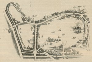 Victoria Park, generell fugleperspektiv av English School