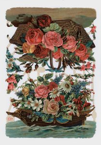 Viktorianske utklipp (chromolitho) av English School