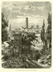 Utsikt fra Giardino Giusti, Verona av English School