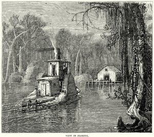 Utsikt i Florida (gravering) av English School