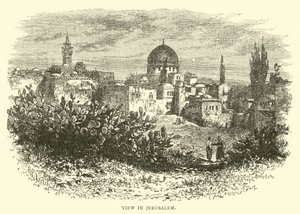Utsikt i Jerusalem av English School