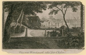 Utsikt nær Wandsworth fra Chelsea av English School