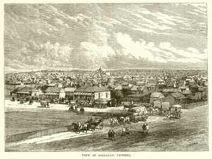 Blick auf Ballarat, Victoria