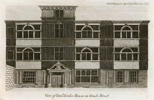 Utsikt over General Monks House i Grub Street av English School