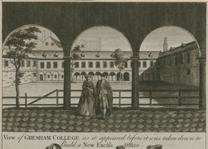 Utsikt over Gresham College av English School