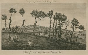 Utsikt over Hampstead fra Primrose Hill av English School