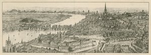 Utsikt over London på kong Henry VIIIs tid av English School