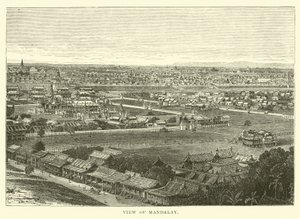 Ansicht von Mandalay