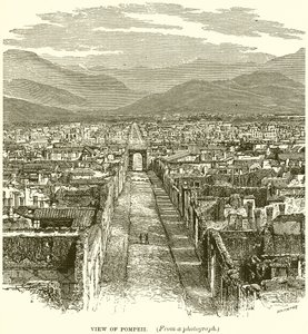 Utsikt over Pompeii av English School