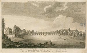 Utsikt over Putney og Fulham fra Mr Vannecks av English School