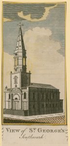 Utsikt over St Georges, Southwark av English School