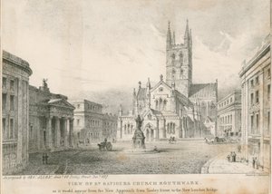 Utsikt over St Savios Church, Southwark av English School