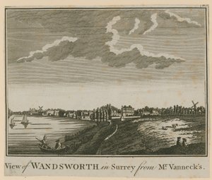 Utsikt over Wandsworth i Surrey fra Mr Vannecks av English School