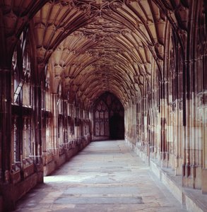 Utsikt over klosteret, ca. 1355 av English School