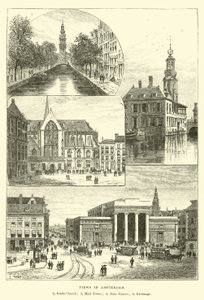 Utsikt i Amsterdam av English School