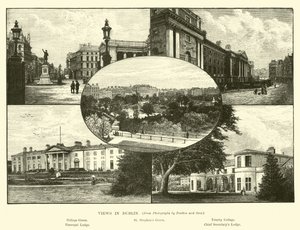Utsikt i Dublin av English School