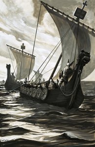Viking-langbåter av English School