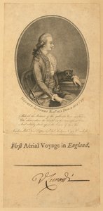 Vincent Lunardi, 1784 (stippgravering) av English School