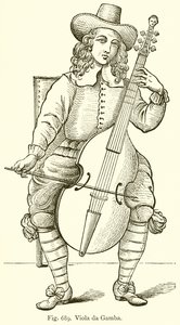 Viola da Gamba av English School