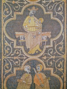 Jomfru og barn, detalj fra Clare Chasuble, ca. 1272-94 av English School