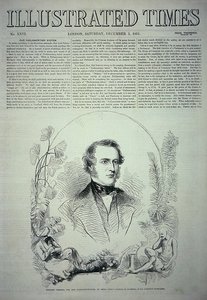 Viscount Canning, den nye generalguvernøren i India, illustrasjon fra 