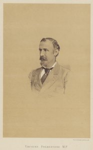 Viscount Folkestone, MP (litho) av English School