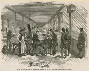 Besøk av Prince of Wales og Prince Alfred til Mrs Day and Sons litografiske etablissement av English School
