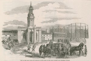Besøk av Lord Mayor og Sheriffs til verkene til Great Central Gas Consumers Company av English School