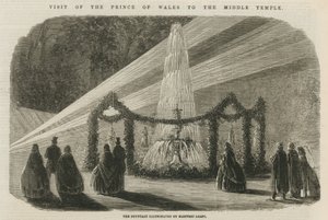 Besøk av prinsen av Wales til Middle Temple av English School