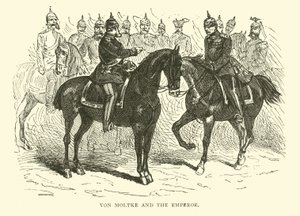 Von Moltke og keiseren, januar 1871 av English School