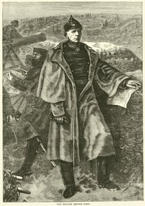 Av Moltke før Paris, november 1870 av English School