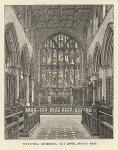 Wakefield Cathedral, koret, ser østover av English School