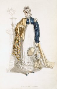 Gåkjole, moteplate fra Ackermanns Kunstdepot av English School