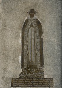 Walter Hylle, 1494 (brass) av English School