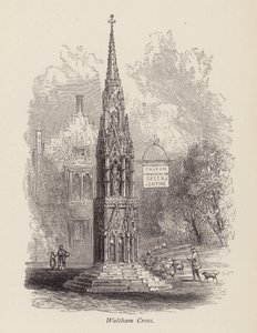 Waltham Cross (gravering) av English School