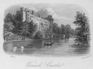 Warwick Castle (gravering) av English School