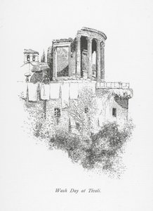 Vaskedag på Tivoli (litografi) av English School