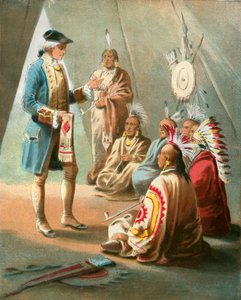 Washingtons første tale til indianerne av English School