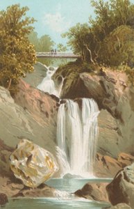 Foss ved Inversnaid - Loch Lomond av English School