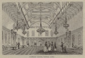Waterloo Gallery, Windsor Castle av English School