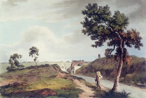 Waterloo, gravert av C. Turner, 1816 (farget gravering) av English School