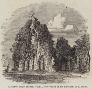 Waverley Abbey, Surrey (gravering) av English School