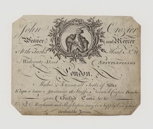 Weaver and Mercer, John Crozier, byttekort av English School