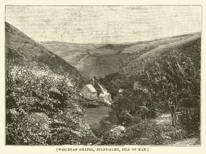 Wesleyan Chapel, Sulby-Glen, Isle of Man (gravering) av English School