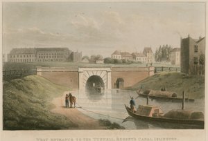 Vestinngang til tunnelen, Regents Canal, Islington, London av English School