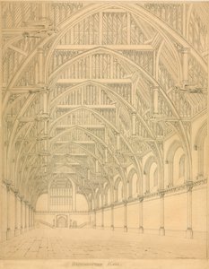 Westminster Hall, 1814 av English School