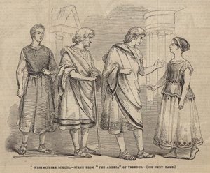 Westminster School - scene fra The Andria of Terence av English School
