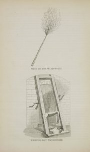 Whip or Rod and Whipping-Post at Wandsworth, fra The Criminal Prisons of London and Scenes of Prison Life av Henry Mayhew (1812-87) og John Binny, 1862 av English School