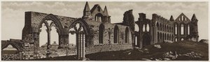 Whitby Abbey (litho) av English School